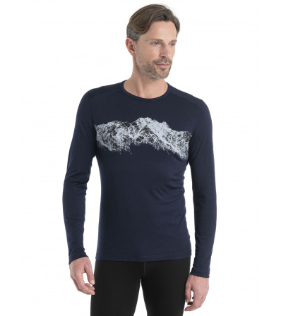 Icebreaker M's 200 Oasis LS Crewe Thermal Top Remarkables Winter 2024