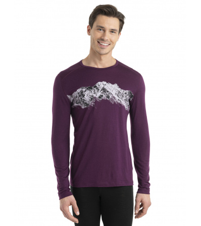 Icebreaker M's 200 Oasis LS Crewe Thermal Top Remarkables Winter 2024