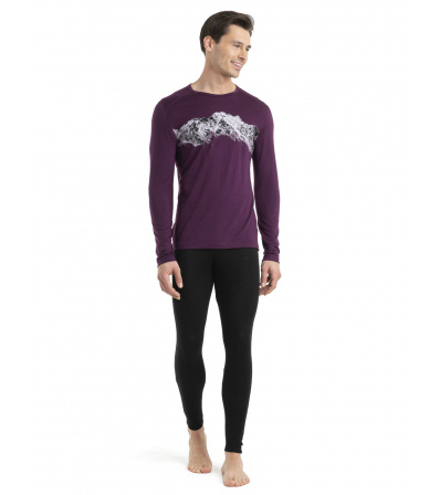 Icebreaker M's 200 Oasis LS Crewe Thermal Top Remarkables Winter 2024