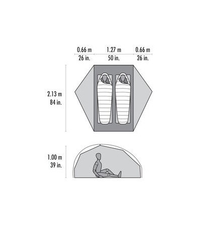 Cascade Designs Freelite 2 Person Ultralight Tent
