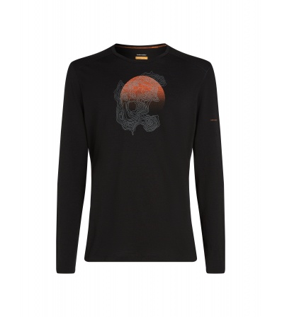 Icebreaker Merino 200 Oasis LS Crewe Thermal Top Ruapehu Round M's Winter 2025