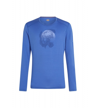 Icebreaker Merino 200 Oasis LS Crewe Thermal Top Ruapehu Round M's Winter 2025