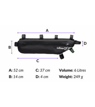 Missgrape Internode 6 Adventure WP Frame Bag