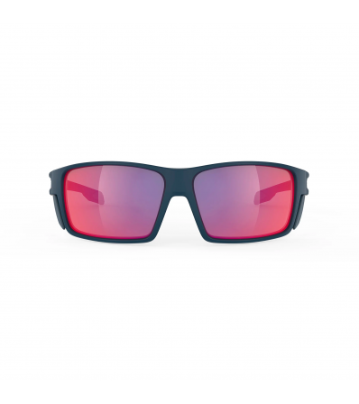 Rudy Sunglasses Blue Navy Matte Polar 3FX HDR Multilaser Red