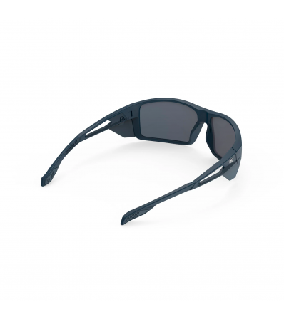 Rudy Sunglasses Blue Navy Matte Polar 3FX HDR Multilaser Red
