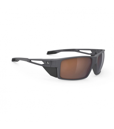Rudy Sunglasses Nyad Charcoal Matte With Hi Altitude Brown Lenses