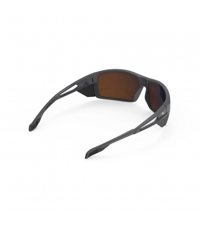 Rudy Sunglasses Nyad Charcoal Matte With Hi Altitude Brown Lenses