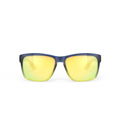 Rudy Spinhawk Edge Crystal Blue Avio Apple Green Fade Gloss Multilaser Yellow