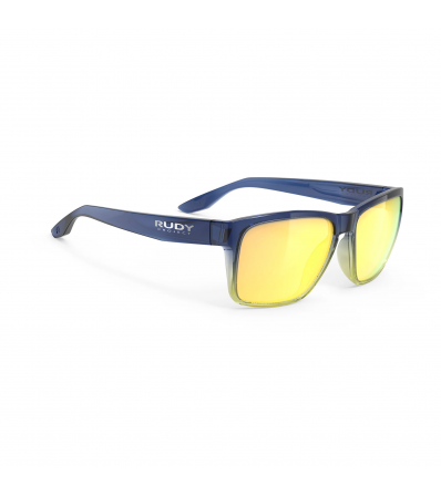 Rudy Spinhawk Edge Crystal Blue Avio Apple Green Fade Gloss Multilaser Yellow
