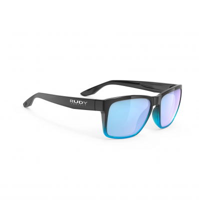 Rudy Spinhawk Edge Black Fade Crystal Azur Gloss Multilaser Ice