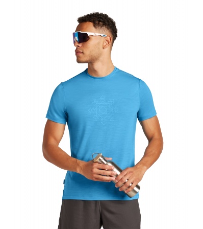 Icebreaker Merino Blend 125 Cool-Lite Sphere Short Sleeve T-Shirt Fusion M's Summer 2025