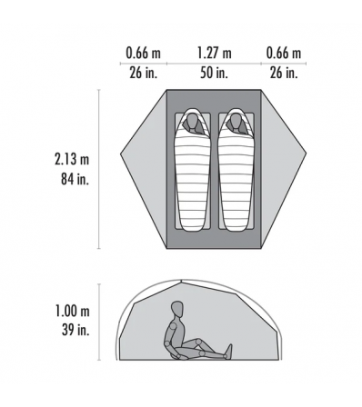 Cascade Designs Freelite 2 Person Ultralight Tent