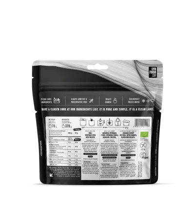 Храна LYO Organic Chili Sin Carne 370g