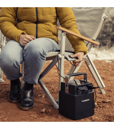 Dometic Compact Camp Chair + Dometic Camp Personal Heater