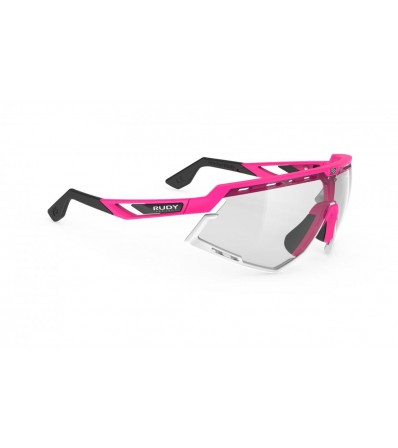 Rudy Defender Pink Fluo Matte ImpactX Photochromic 2 Laser Black