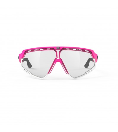 Rudy Defender Pink Fluo Matte ImpactX Photochromic 2 Laser Black