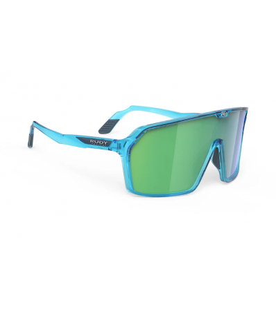 Rudy Project Spinshield - Crystal Azur - Multilaser Green