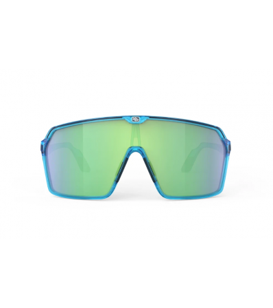 Rudy Project Spinshield - Crystal Azur - Multilaser Green