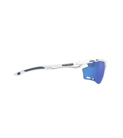 Rudy Propulse Utmb White Matte - Multilaser Blue