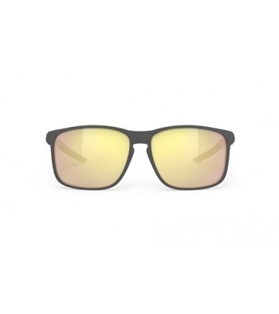 Sunglasses Rudy Overlap Multilaser Gold Charcoal