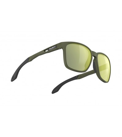 Rudy Sunglasses Lightflow A Olive Matte Optics Laser Green