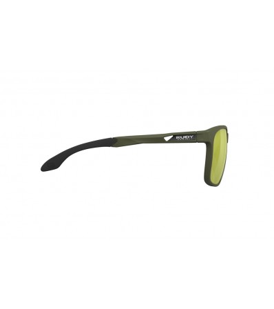 Rudy Sunglasses Lightflow A Olive Matte Optics Laser Green