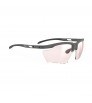 Sunglasses Rudy Sun Magnus Charcoal - Red