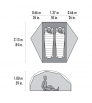 Cascade Designs Freelite 2 Person Ultralight Tent