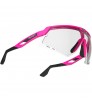 Rudy Defender Pink Fluo Matte ImpactX Photochromic 2 Laser Black