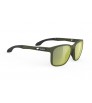 Rudy Sunglasses Lightflow A Olive Matte Optics Laser Green
