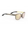 Rudy Sunglasses Lightflow B Ice Gold Matte Multilaser Gold